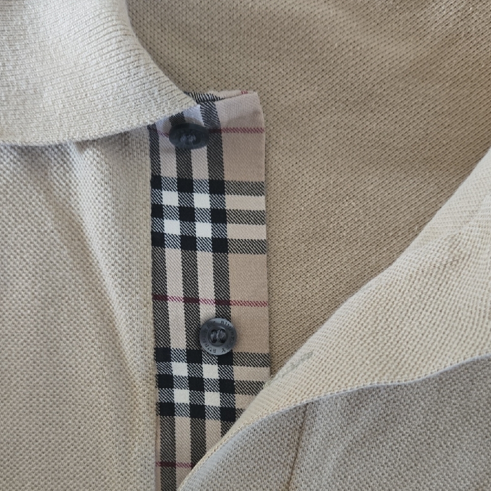 Burberry Light Tan Polo Shirt - Picture 4 of 10